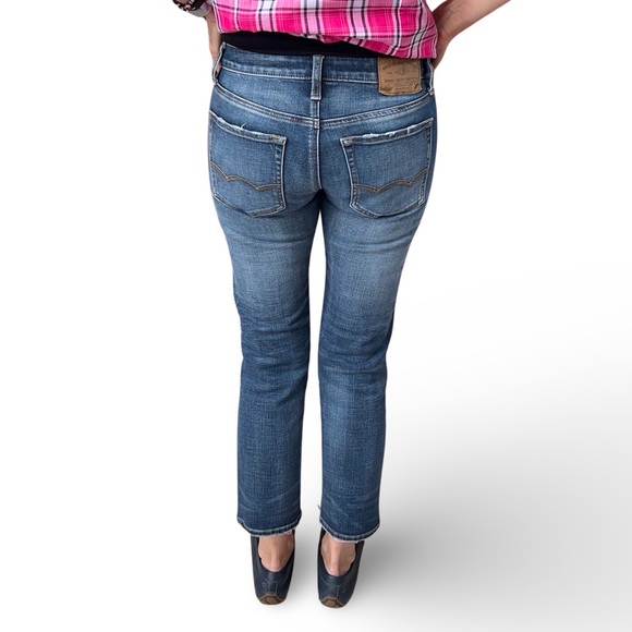 Women's Anthropologie AG Stevie High-Rise Straight Ankle Jeans Size 25R (26.5L) - Picture 5 of 17